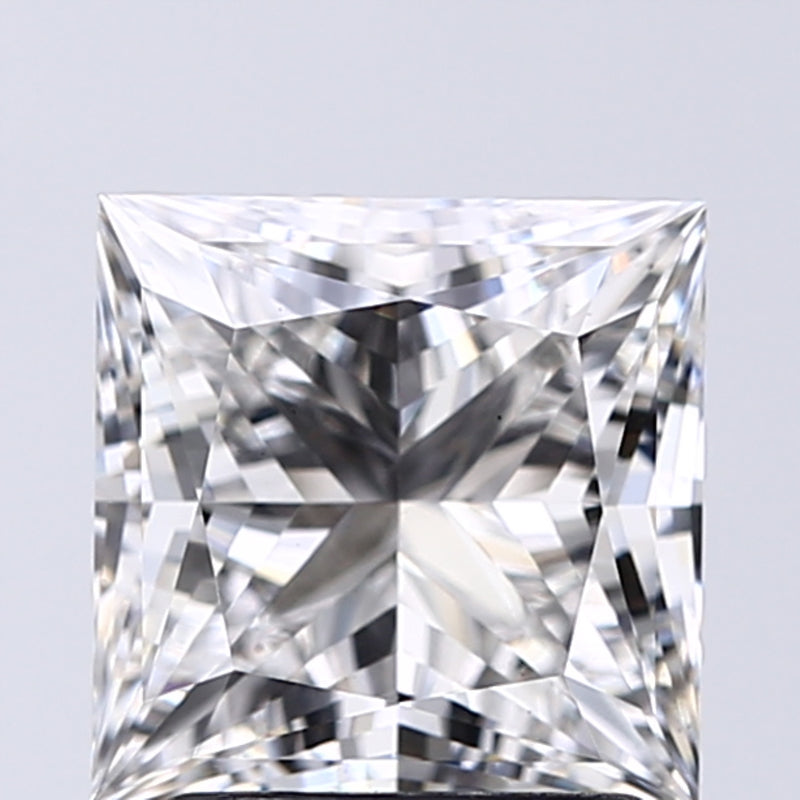 Lab-Grown 2.01 Carat Princess Cut Diamond color G Clarity VS1 With GIA Certificate, precious stones, engagement diamonds