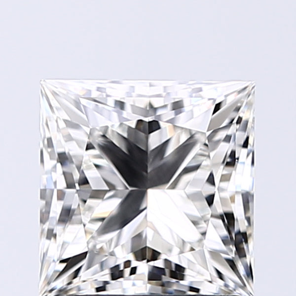 Lab-Grown 1.51 Carat Princess Cut Diamond color G Clarity VS1, precious stones, engagement diamonds