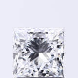 Lab-Grown 1.02 Carat Princess Cut Diamond color E Clarity VVS2, precious stones, engagement diamonds