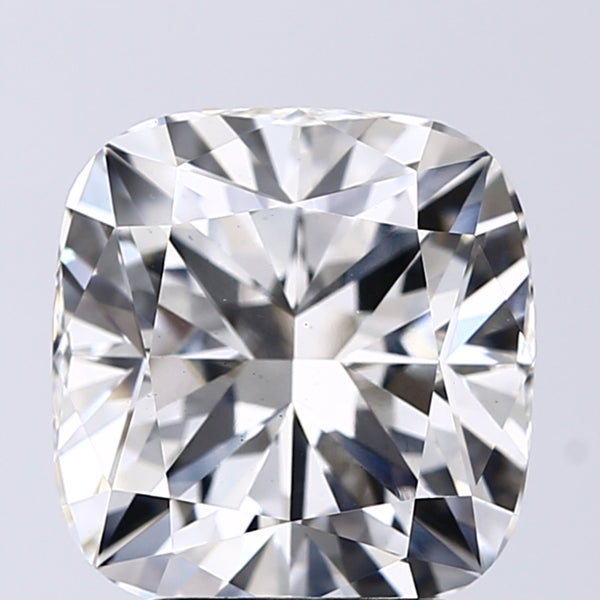 Lab-Grown 3.23 Carat Cushion Modified Brilliant Cut Diamond color G Clarity VS2 With GIA Certificate, precious stones, engagement diamonds