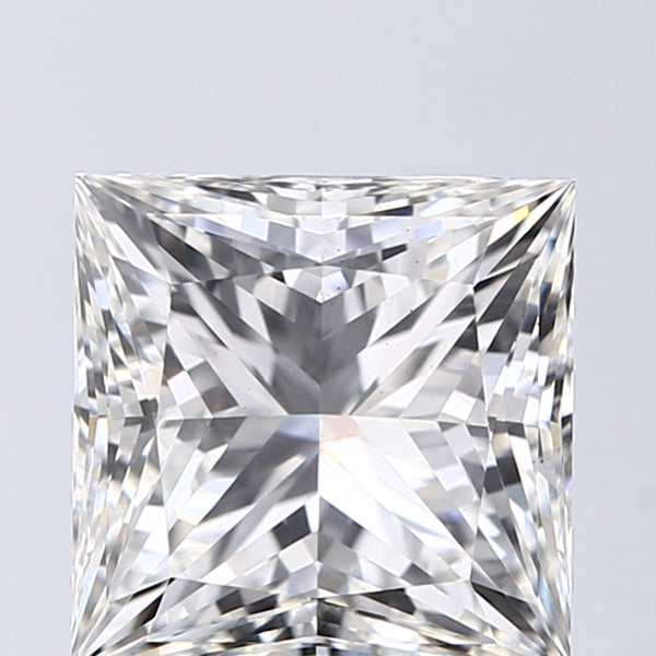 Lab-Grown 3.10 Carat Princess Cut Diamond color H Clarity VS1, precious stones, engagement diamonds
