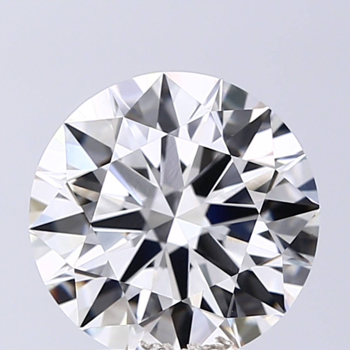 Lab-Grown 3.23 Carat Round Brilliant Diamond color G Clarity VVS2, precious stones, engagement diamonds