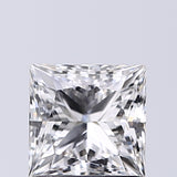 Lab-Grown 1.12 Carat Princess Cut Diamond color F Clarity VVS2, precious stones, engagement diamonds