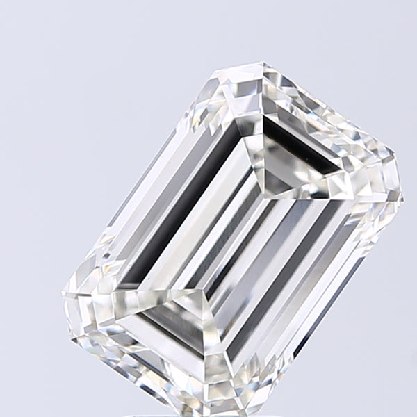 Lab-Grown 4.21 Carat Emerald Cut Diamond color H Clarity VS1, precious stones, engagement diamonds