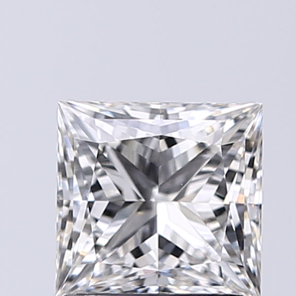 Lab-Grown 1.21 Carat Princess Cut Diamond color F Clarity VVS2, precious stones, engagement diamonds