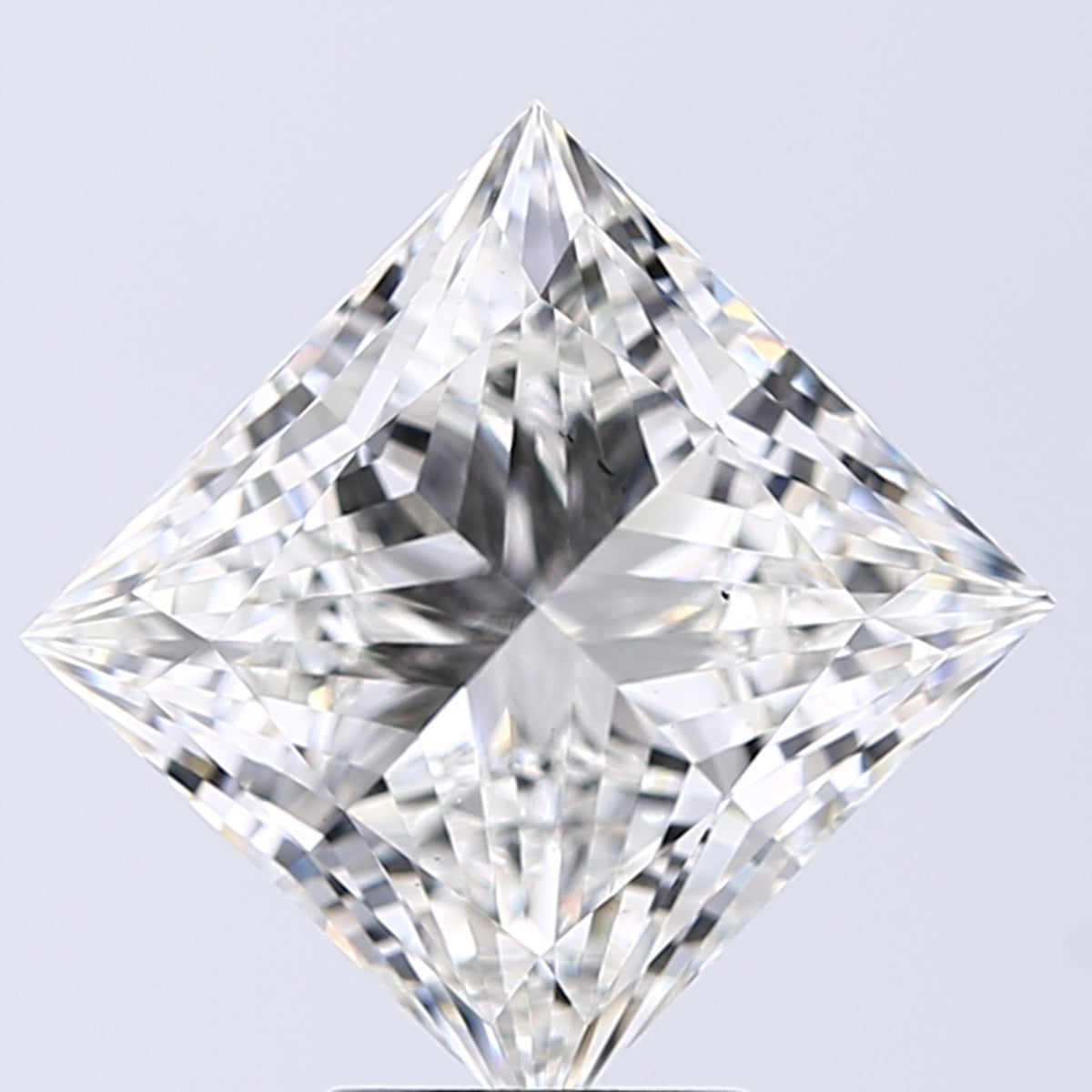 Lab-Grown 5.04 Carat Princess Cut Diamond color G Clarity VS2, precious stones, engagement diamonds