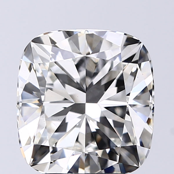 Lab-Grown 2.93 Carat Cushion Modified Brilliant Cut Diamond color G Clarity VS1, precious stones, engagement diamonds