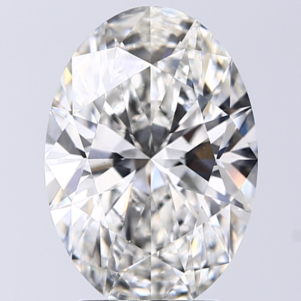 Lab-Grown 2.72 Carat Oval Shape Diamond color G Clarity VS2, precious stones, engagement diamonds