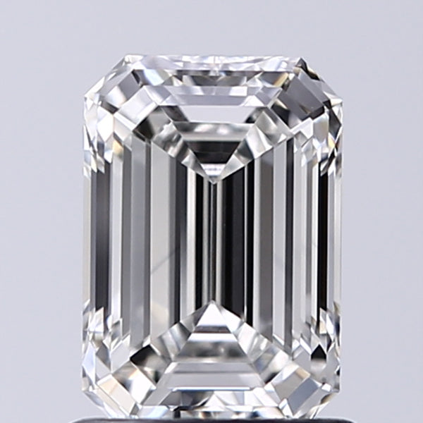 Lab-Grown 1.10 Carat Emerald Cut Diamond color F Clarity VS1, precious stones, engagement diamonds