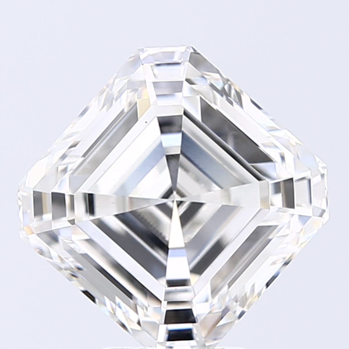 Lab-Grown 5.03 Carat Asscher Cut Diamond color G Clarity VS1, precious stones, engagement diamonds
