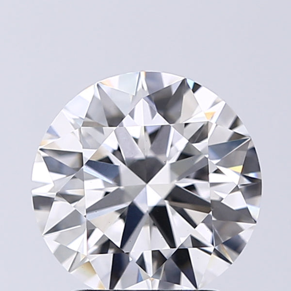 Lab-Grown 2.09 Carat Round Brilliant Diamond color E Clarity VS1 With GIA Certificate, precious stones, engagement diamonds