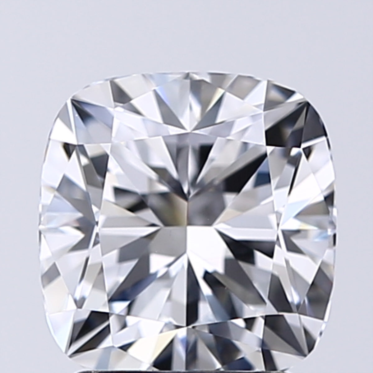 Lab-Grown 2.11 Carat Cushion Modified Brilliant Cut Diamond color G Clarity VS1, precious stones, engagement diamonds