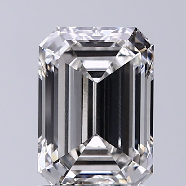 Lab-Grown 1.56 Carat Emerald Cut Diamond color G Clarity VS1, precious stones, engagement diamonds