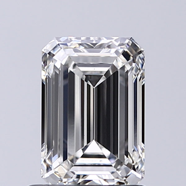 Lab-Grown 1.01 Carat Emerald Cut Diamond color E Clarity VS1, precious stones, engagement diamonds