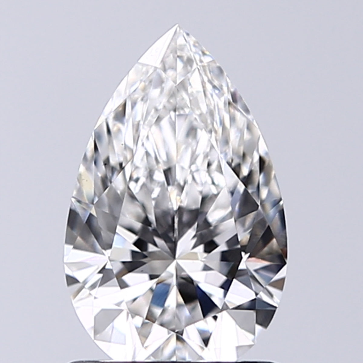 Lab-Grown 1.08 Carat Pear Shape Diamond color E Clarity VS1, precious stones, engagement diamonds