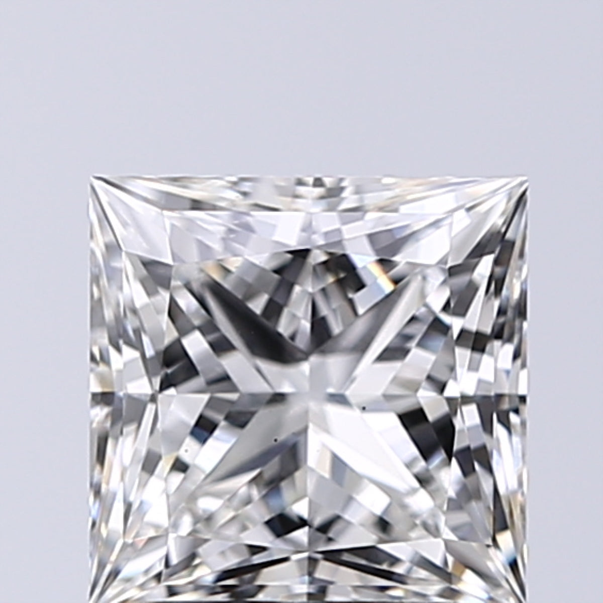 Lab-Grown 2.02 Carat Princess Cut Diamond color G Clarity VS1, precious stones, engagement diamonds