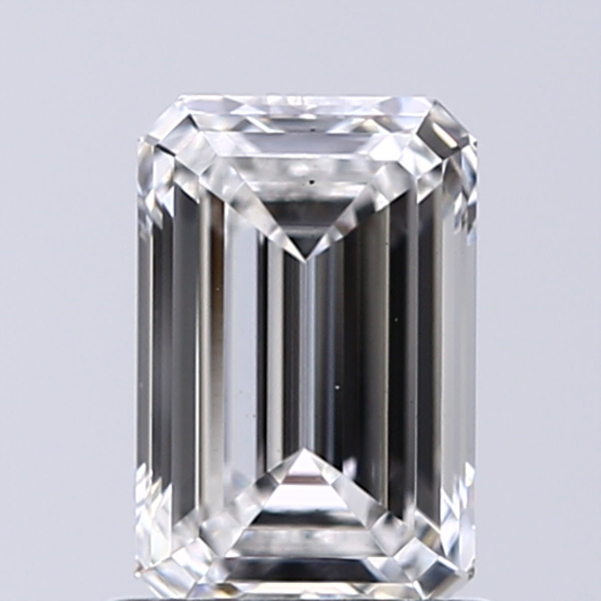 Lab-Grown 1.00 Carat Emerald Cut Diamond color E Clarity VS2 With GIA Certificate, precious stones, engagement diamonds