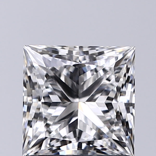 Lab-Grown 1.14 Carat Princess Cut Diamond color E Clarity VVS2, precious stones, engagement diamonds