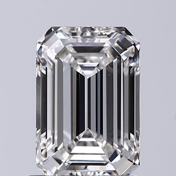 Lab-Grown 1.01 Carat Emerald Cut Diamond color F Clarity VVS2, precious stones, engagement diamonds
