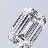 Lab-Grown 3.11 Carat Emerald Cut Diamond color H Clarity VVS2, precious stones, engagement diamonds