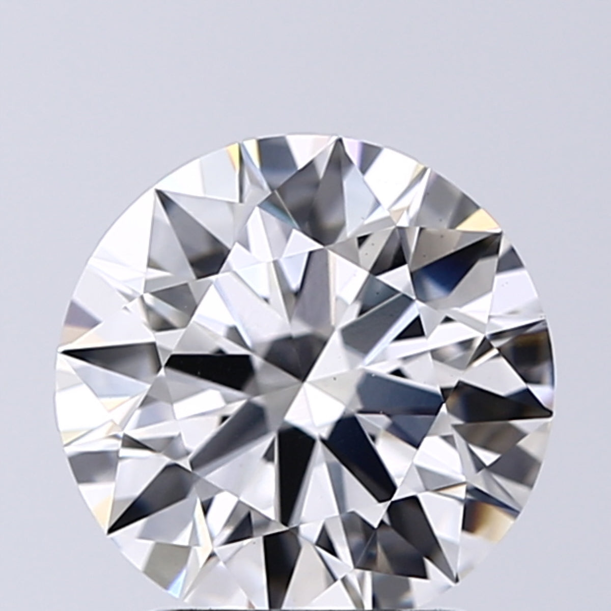 Lab-Grown 2.09 Carat Round Brilliant Diamond color E Clarity VS1 With GIA Certificate, precious stones, engagement diamonds