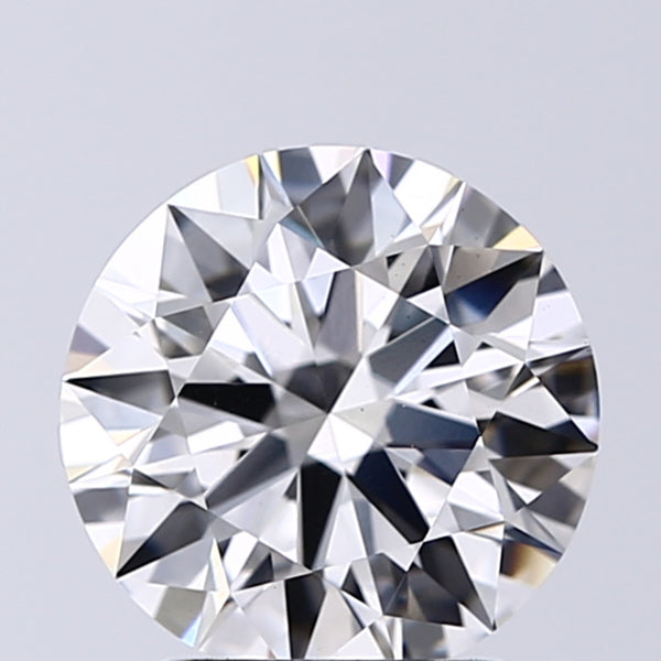 Lab-Grown 2.09 Carat Round Brilliant Diamond color E Clarity VS1 With GIA Certificate, precious stones, engagement diamonds