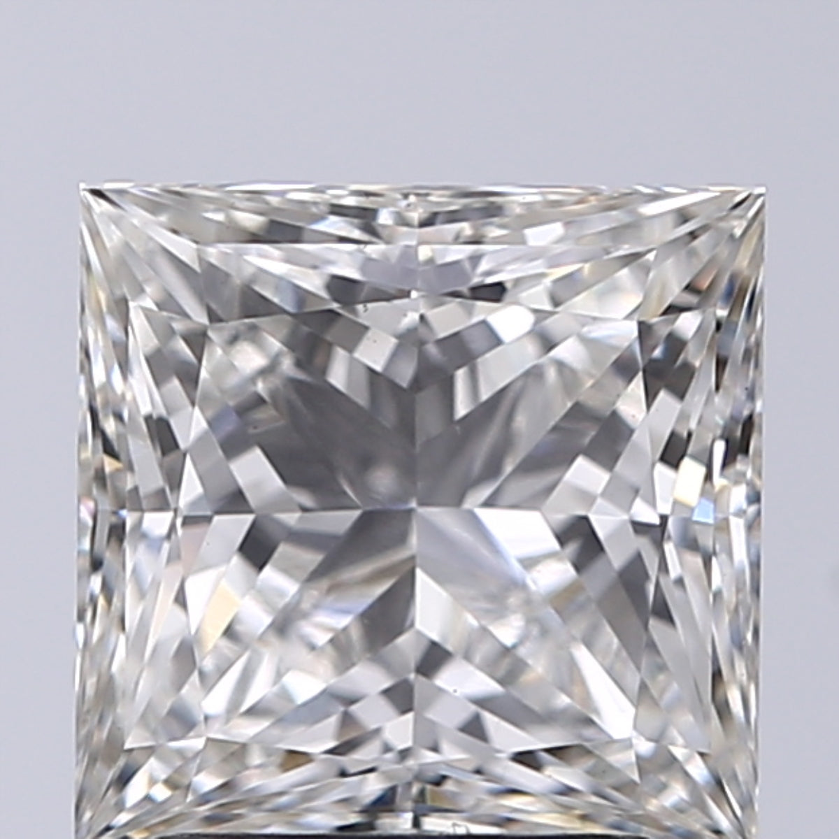 Lab-Grown 2.03 Carat Princess Cut Diamond color G Clarity VS1, precious stones, engagement diamonds