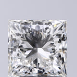 Lab-Grown 2.02 Carat Princess Cut Diamond color G Clarity VS2, precious stones, engagement diamonds