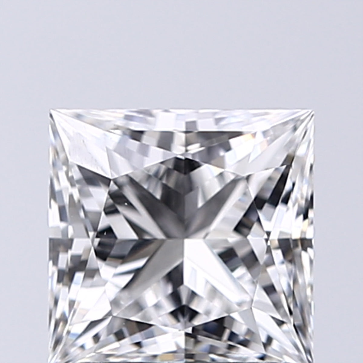 Lab-Grown 1.20 Carat Princess Cut Diamond color F Clarity VVS2, precious stones, engagement diamonds