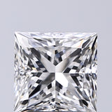 Lab-Grown 2.01 Carat Princess Cut Diamond color G Clarity VS1, precious stones, engagement diamonds