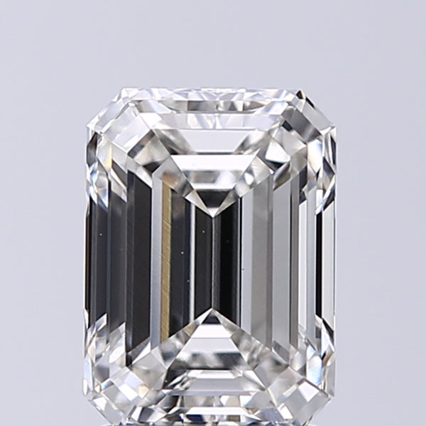 Lab-Grown 2.03 Carat Emerald Cut Diamond color G Clarity VVS2, precious stones, engagement diamonds
