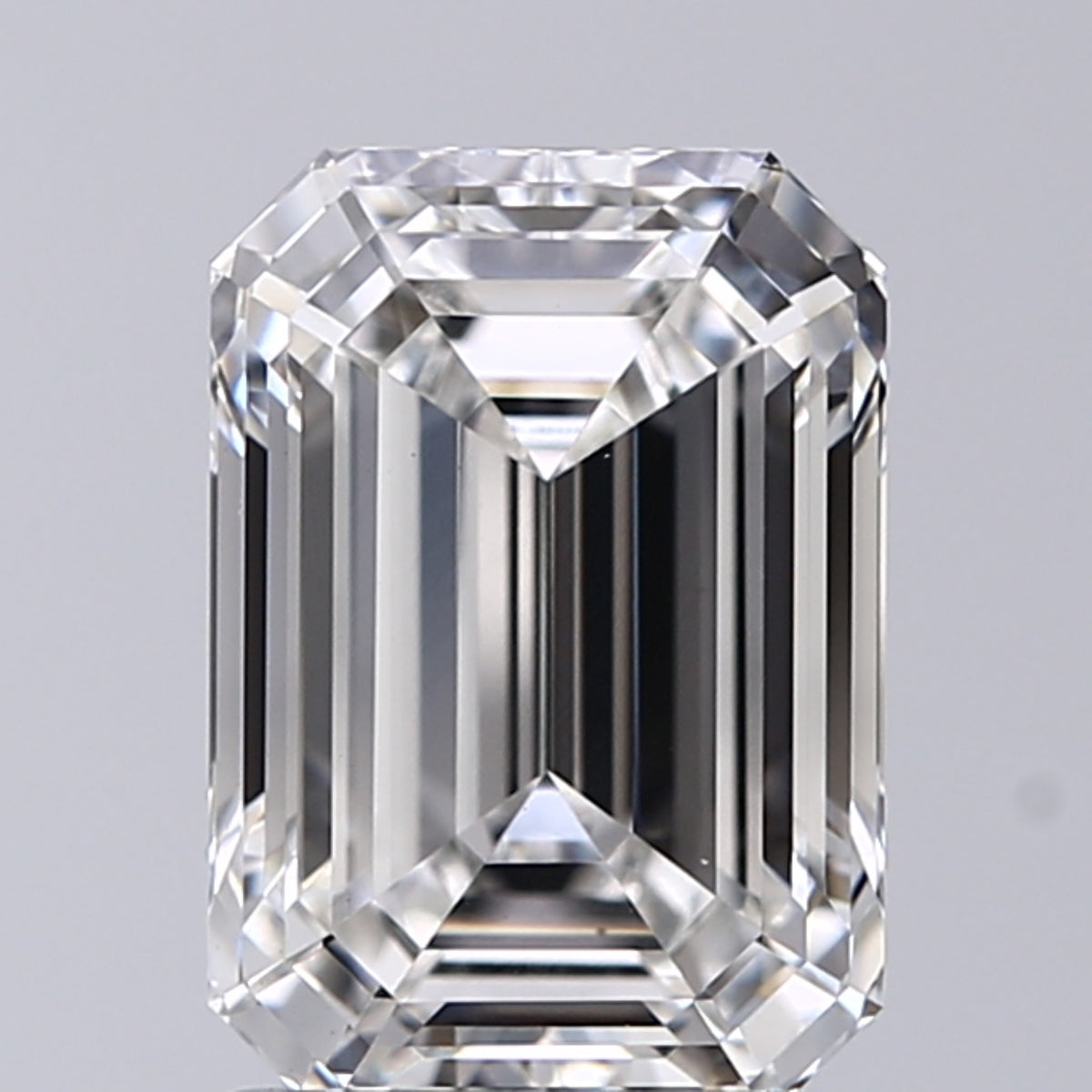 Lab-Grown 2.11 Carat Emerald Cut Diamond color F Clarity VS1, precious stones, engagement diamonds