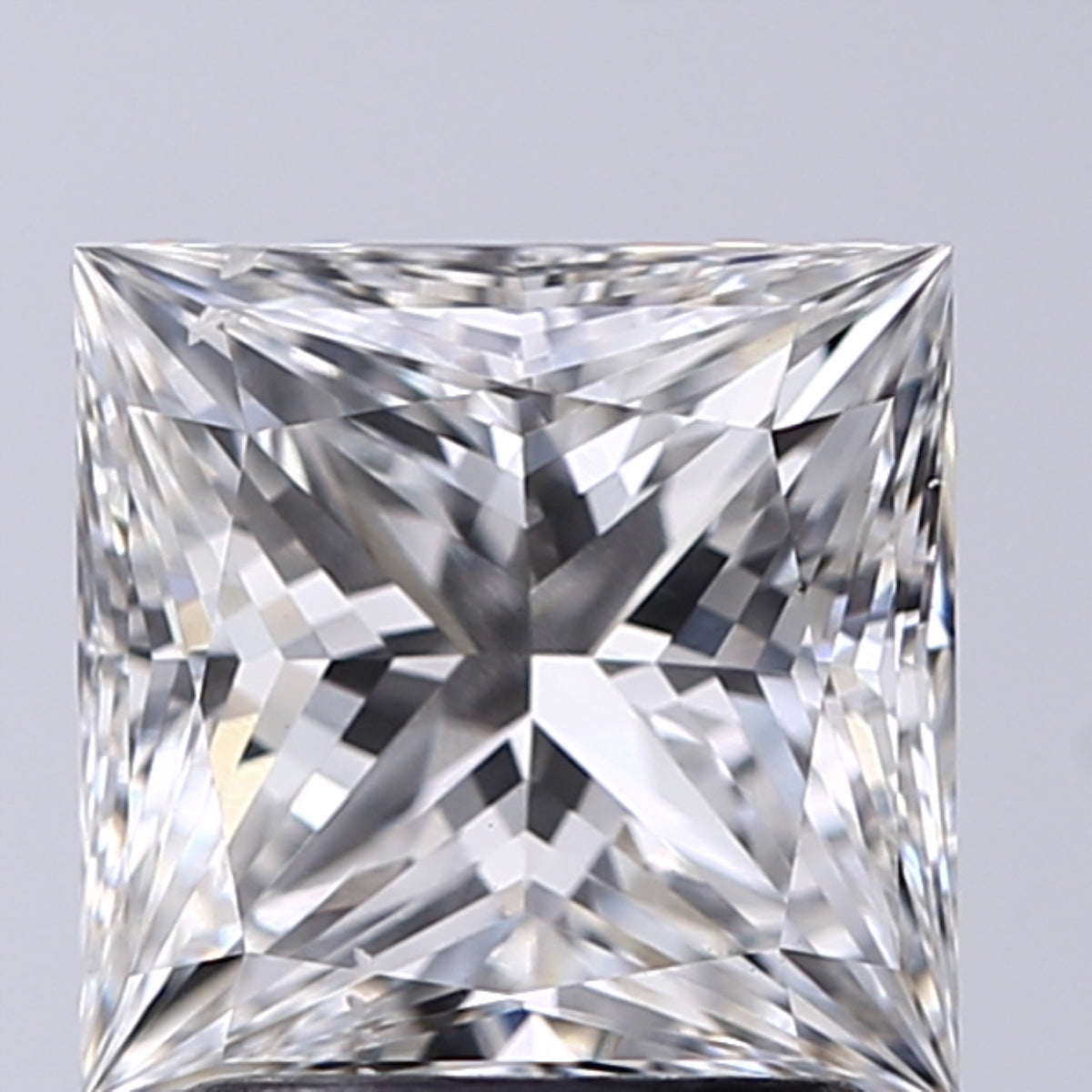 Lab-Grown 2.01 Carat Princess Cut Diamond color G Clarity VS2, precious stones, engagement diamonds