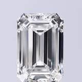 Lab-Grown 3.02 Carat Emerald Cut Diamond color G Clarity VS1, precious stones, engagement diamonds