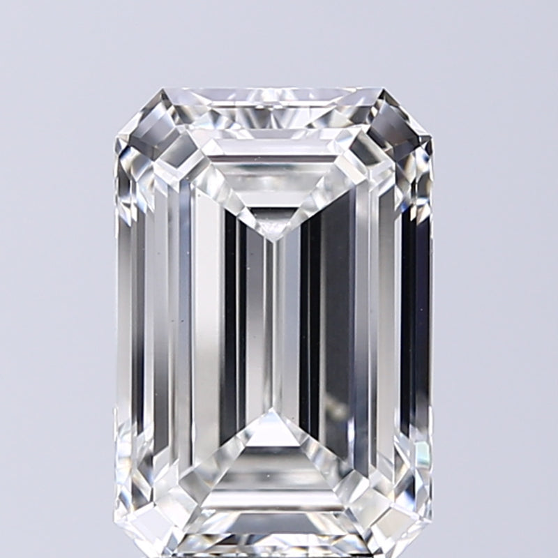 Lab-Grown 3.02 Carat Emerald Cut Diamond color G Clarity VS1, precious stones, engagement diamonds