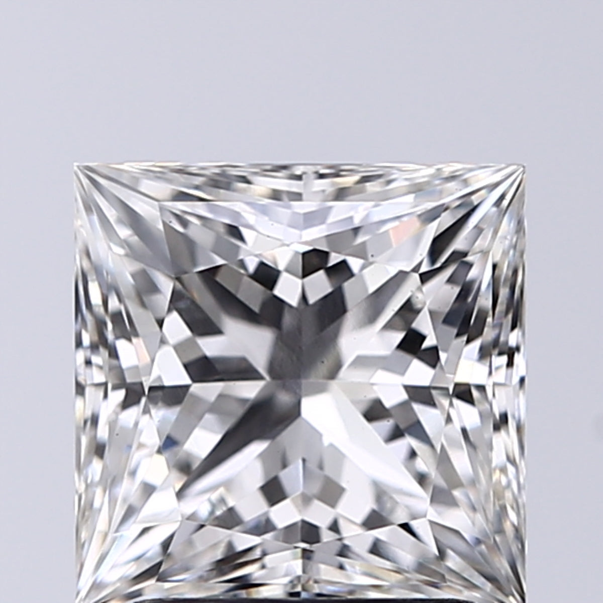 Lab-Grown 2.03 Carat Princess Cut Diamond color G Clarity VS1, precious stones, engagement diamonds