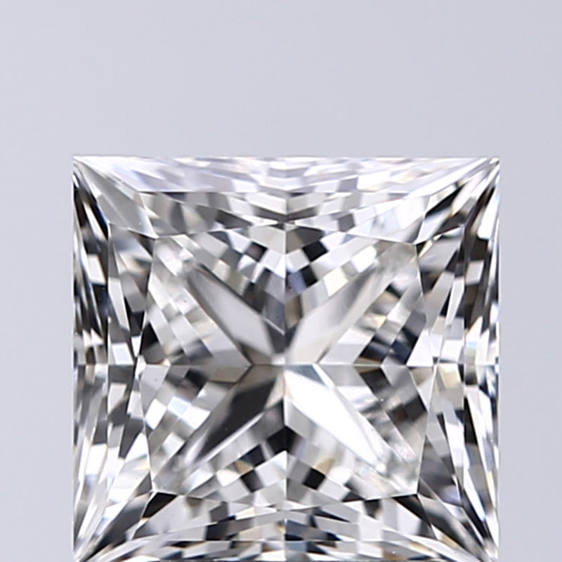 Lab-Grown 2.03 Carat Princess Cut Diamond color G Clarity VS1, precious stones, engagement diamonds