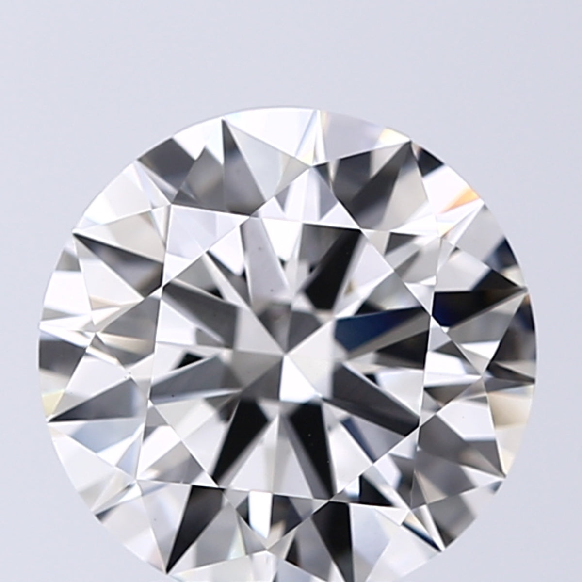 Lab-Grown 2.81 Carat Round Brilliant Diamond color G Clarity VS1, precious stones, engagement diamonds
