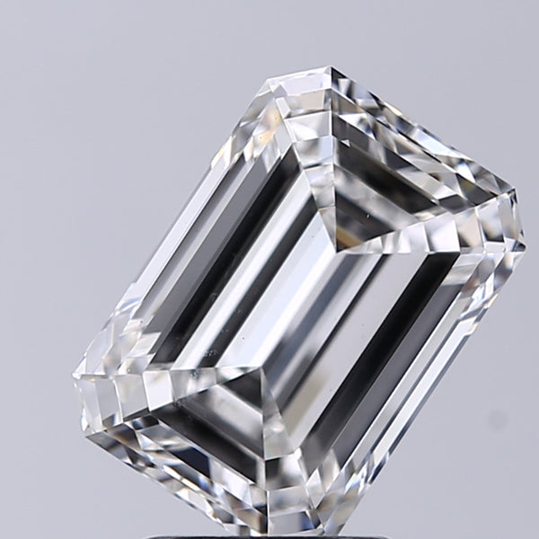 Lab-Grown 3.05 Carat Emerald Cut Diamond color F Clarity VS1 With GIA Certificate, precious stones, engagement diamonds