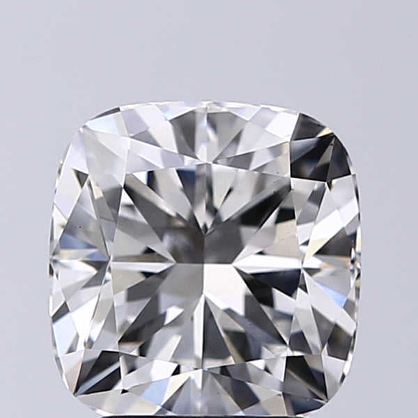 Lab-Grown 2.63 Carat Cushion Modified Brilliant Cut Diamond color G Clarity VS1, precious stones, engagement diamonds