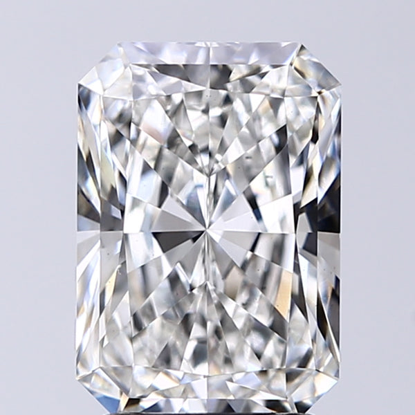 Lab-Grown 2.51 Carat Radiant Cut Diamond color G Clarity VS2 With GIA Certificate, precious stones, engagement diamonds