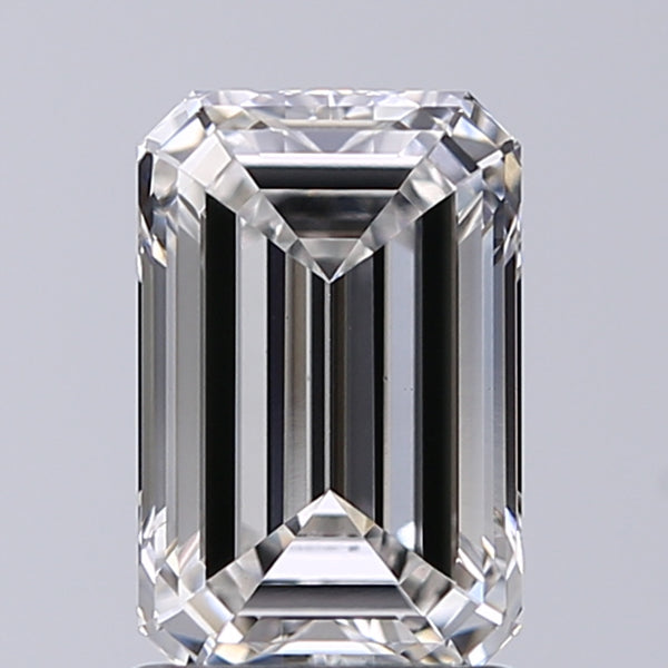 Lab-Grown 1.54 Carat Emerald Cut Diamond color F Clarity VS1, precious stones, engagement diamonds