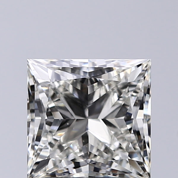 Lab-Grown 2.02 Carat Princess Cut Diamond color H Clarity VS2, precious stones, engagement diamonds