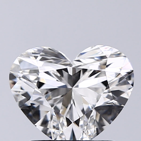 Lab-Grown 1.23 Carat Heart Shape Diamond color F Clarity VS1, precious stones, engagement diamonds