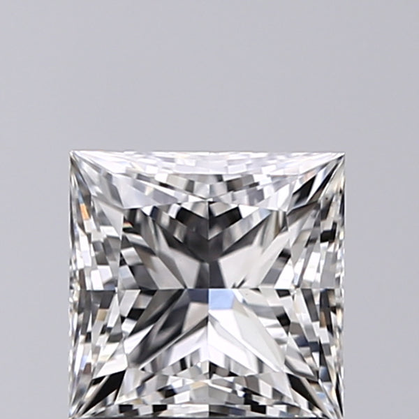 Lab-Grown 1.13 Carat Princess Cut Diamond color F Clarity VS1, precious stones, engagement diamonds