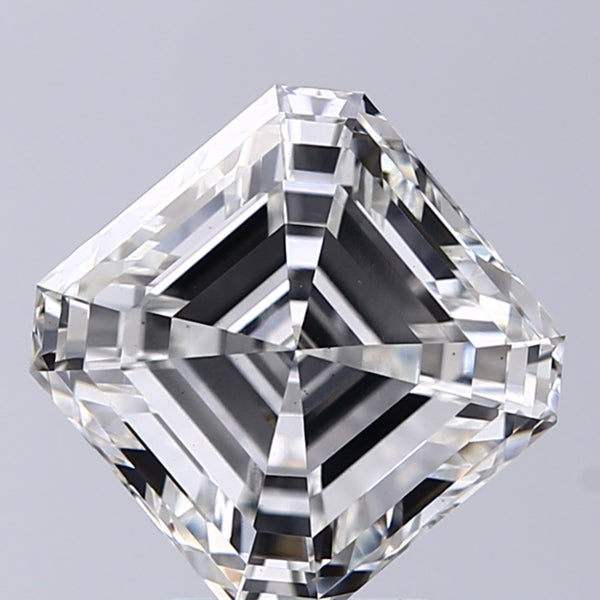 Lab-Grown 3.51 Carat Asscher Cut Diamond color F Clarity VS1, precious stones, engagement diamonds