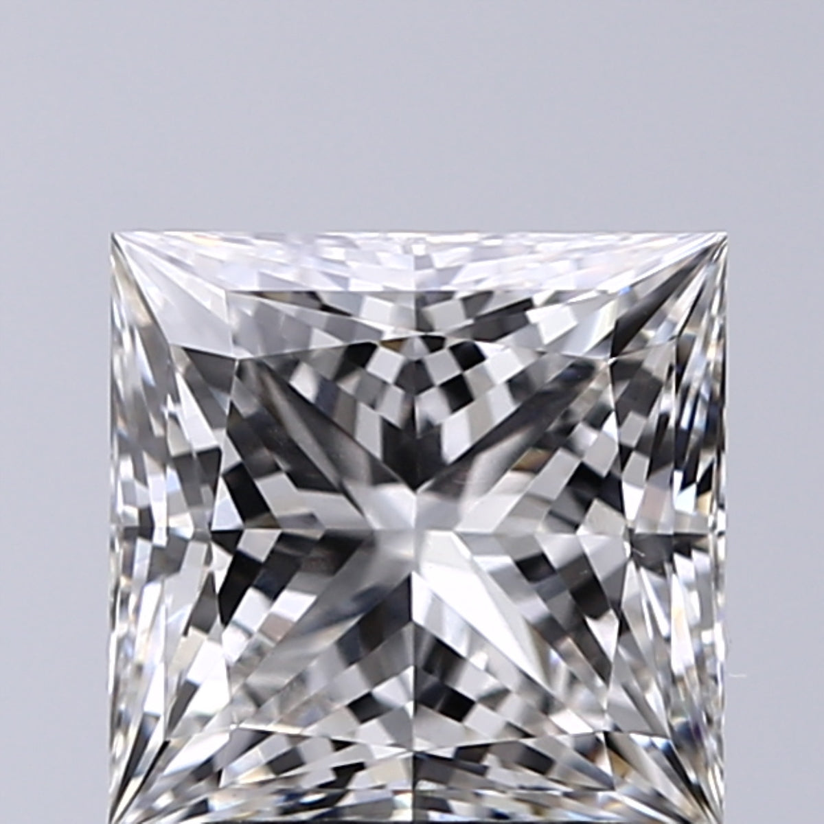 Lab-Grown 2.12 Carat Princess Cut Diamond color G Clarity VS1, precious stones, engagement diamonds
