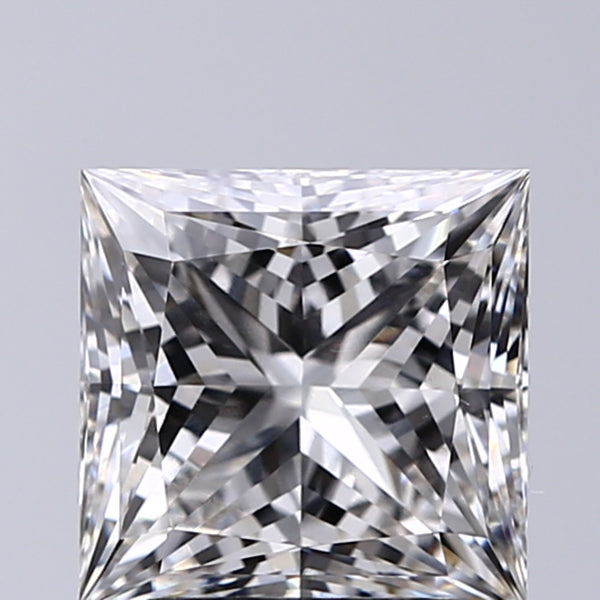 Lab-Grown 2.12 Carat Princess Cut Diamond color G Clarity VS1, precious stones, engagement diamonds