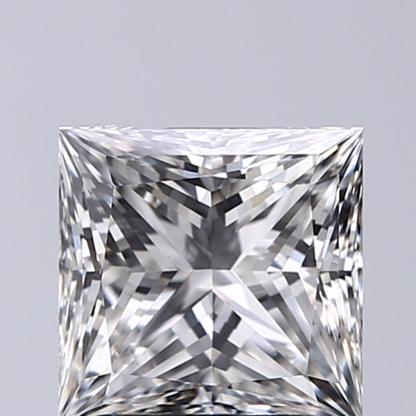 Lab-Grown 2.01 Carat Princess Cut Diamond color G Clarity VS2, precious stones, engagement diamonds