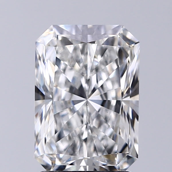 Lab-Grown 2.01 Carat Radiant Cut Diamond color F Clarity VS1, precious stones, engagement diamonds